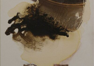 auf holz klopfen 4x (30 x 40 cm)