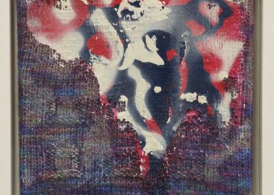 lila laufmaschen d (20 x 20 cm)