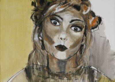 küss den frosch(80 x 80 cm)