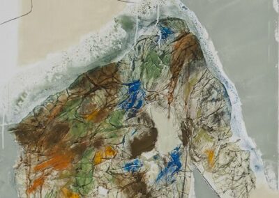 zweite haut in grün (80 x 100 cm)