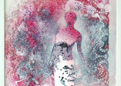 warten auf (c) (40 x 40 cm)