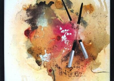 dreh dich doch um (b) (40 x 40 cm)